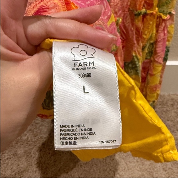 Farm Rio Macaw Bloom Tiered Dress - Picture 12 of 13